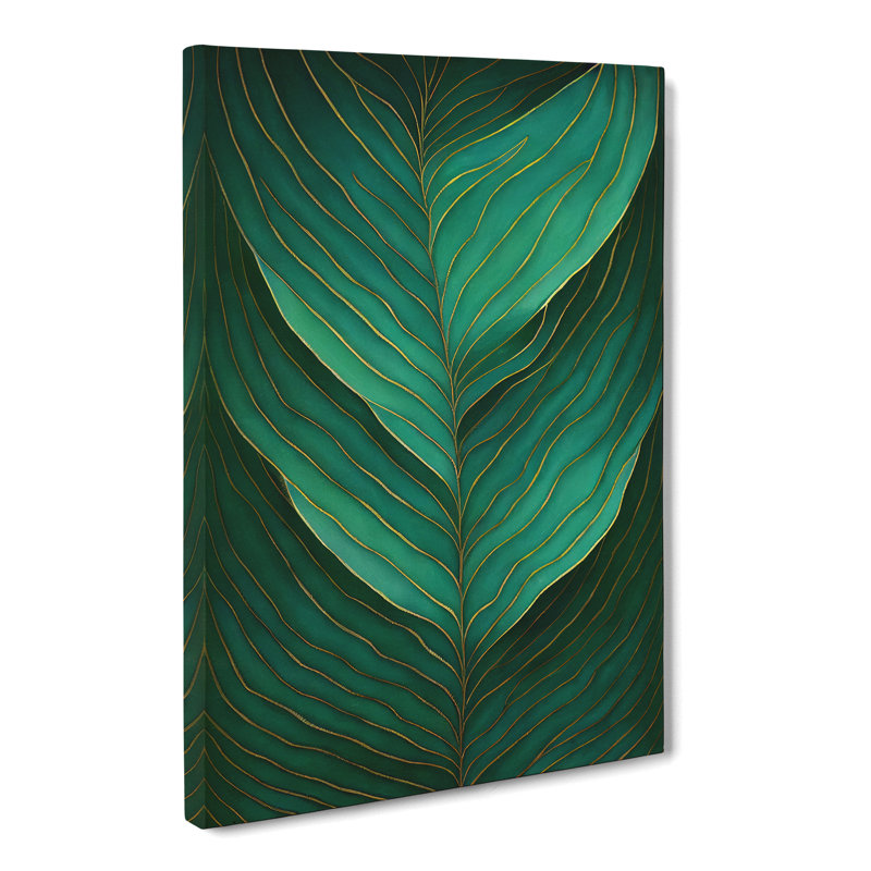 Ellefsen Plant Leaf Vol.6 - Wrapped Canvas, 50cm H x 35cm W x 3cm D