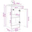 Single Bathroom Vanity with Ceramic Basin-148162284