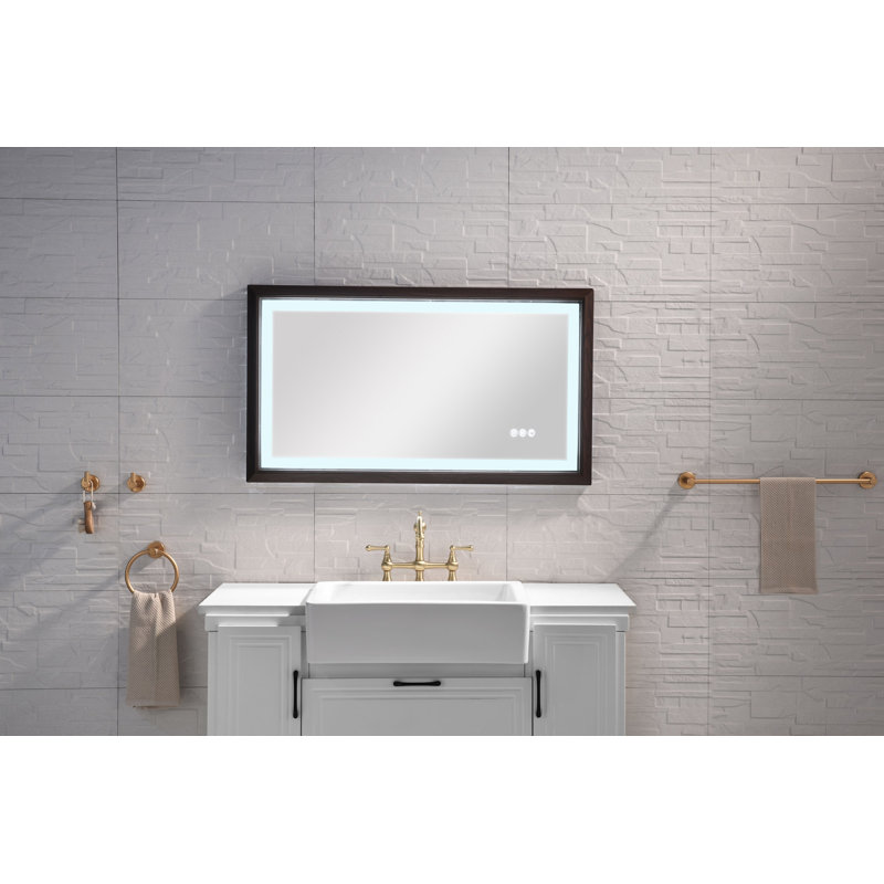 Bathroom Led Mirror Is Multi-Functional And Each Function Is Controlled By A Smart Touch Button