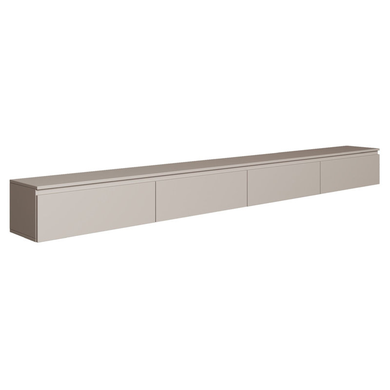 Unfinished TV Stand for TVs up to 75", Beige