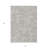 3' X 5' Taupe Beige And Ivory Paisley Washable Indoor Outdoor Area Rug