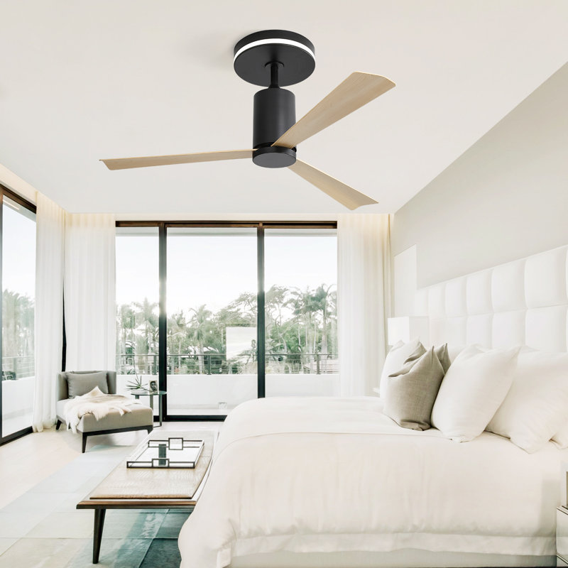 132cm Low Profile Ceiling Fan with Remote Control