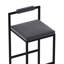 Tabourets de bar rembourrés en velours à hauteur de comptoir pour îlot de cuisine, ensemble de 2 chaises de salle à manger modernes avec repose-pieds et dossier-1546426814-1546426813