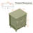 Dorlan 19.7“W Cute Cloud shape Nightstand-513506562
