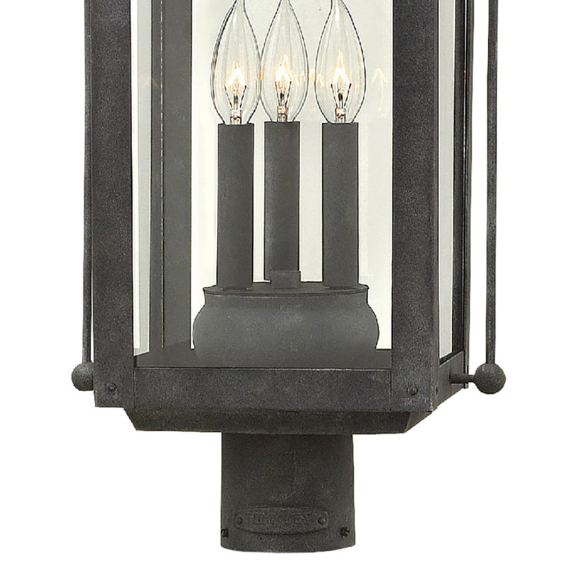 Anchorage 3-Light Lantern Head, Aged Zinc