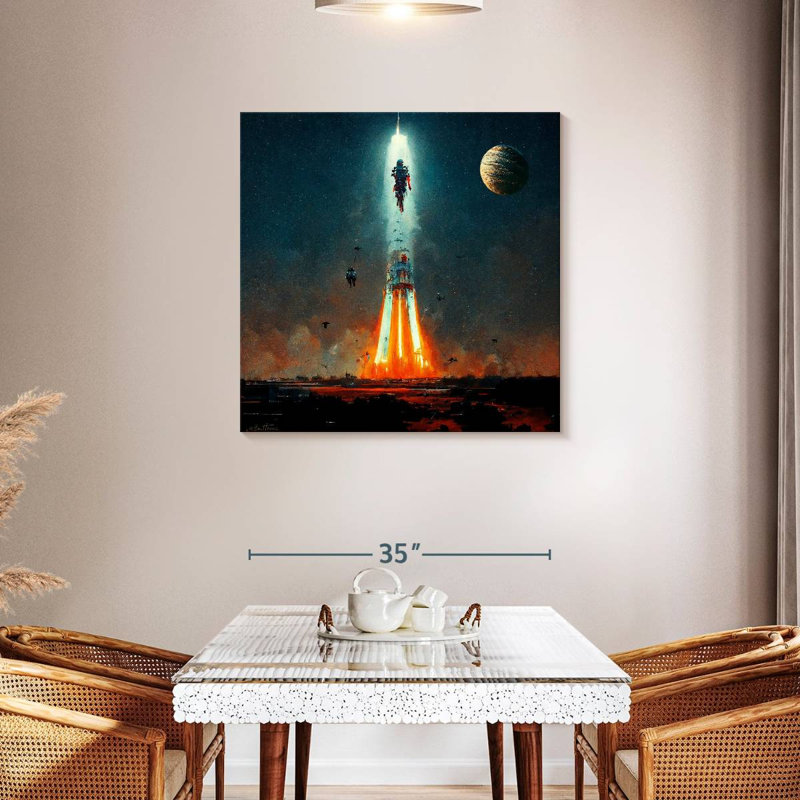 Kelan Go Away, 36" H x 36" W