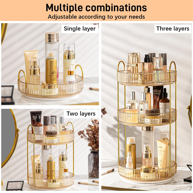 Ayedin Plastic Makeup Organiser