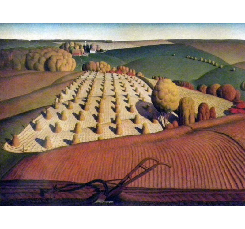 Automne labourant, 1931, H 18 po x l 24 po