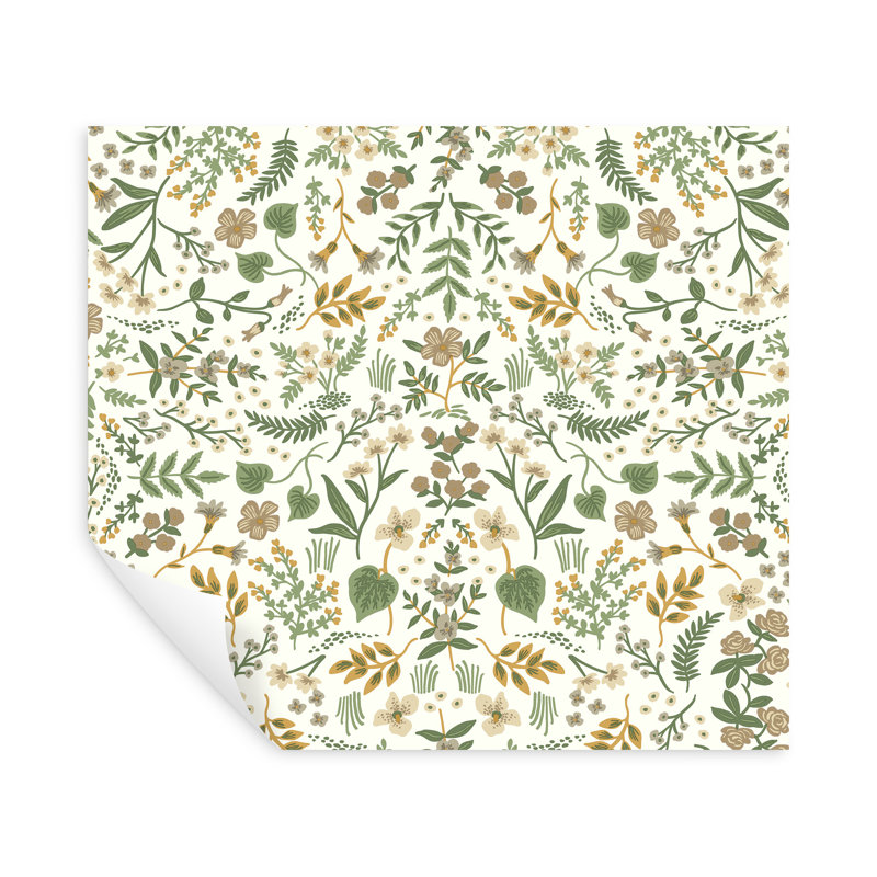 Papier peint adhésif Wildwood, Vert