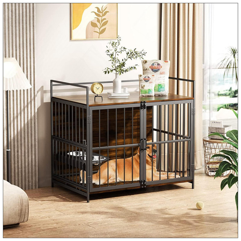 Grande cage pour chien Furniture Style, H 35,8 po x l 41 po x P 23,6 po