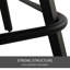 PVC-Coated Polyester 24 Swiveling Patio Bar Stool-187411245