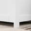 Banc blanc pour hall d'entrée, assemblage facile, grand intérieur, poignée en forme de U, support de rangement spacieux de 300 lb, attrait rétro, 2 charnières, option multi-usage rapide-275628051-275628052