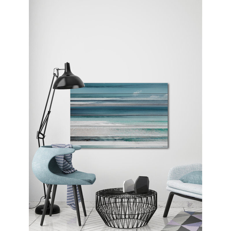 «Himara», reproduction sur bois blanc, H 8 po x l 12 po x P 1,5 po