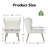 Dutch Velvet Accent Chair With Waist Lumbar-988352263