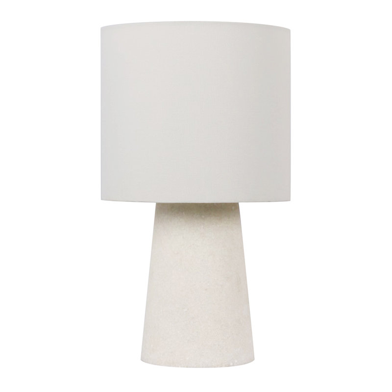 Lampe de table en pierre Gemia, H 18 po x l 10 po x P 10 po