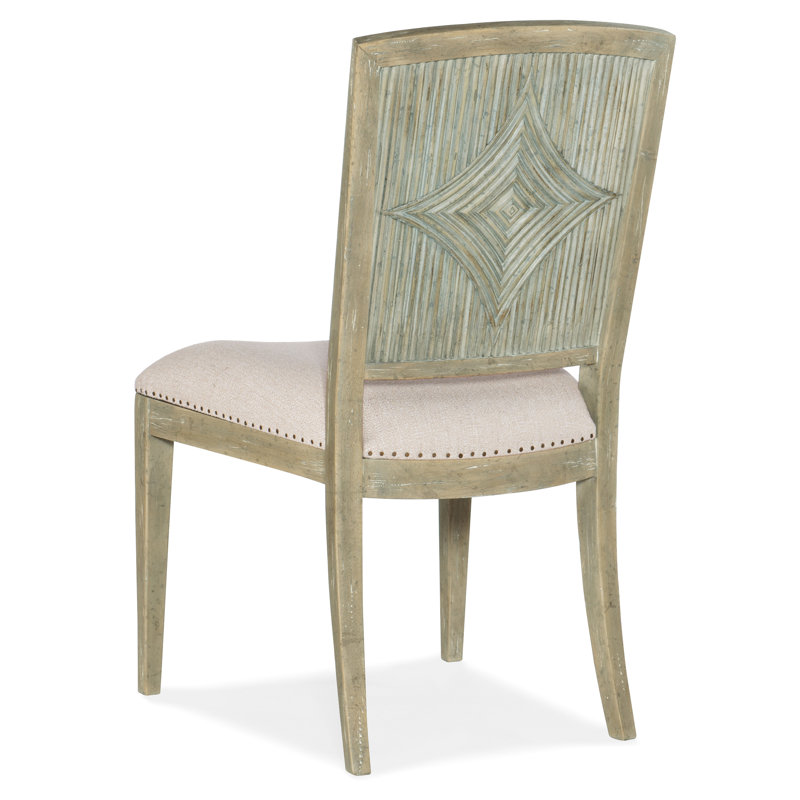 Sundance Carved Back Side Chair, Natural