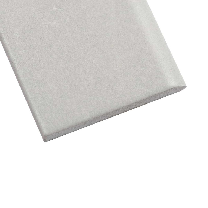 Stoneside 3x24 Porcelain Matte Bullnose, Pearl Gray