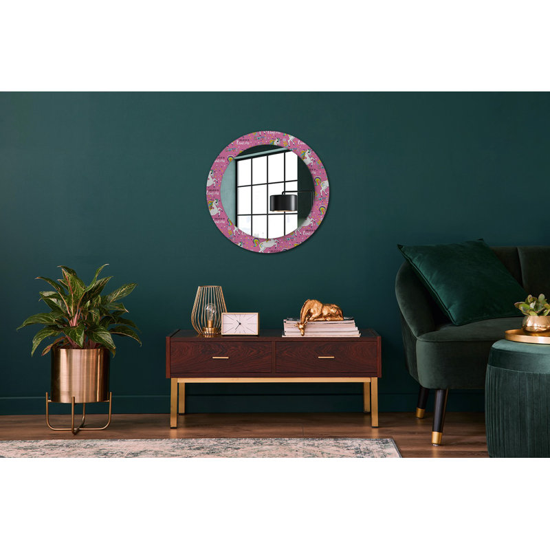 Huldar Glass Flat Wall Mirror