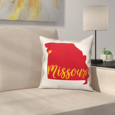 Coussin de la fierté missouri