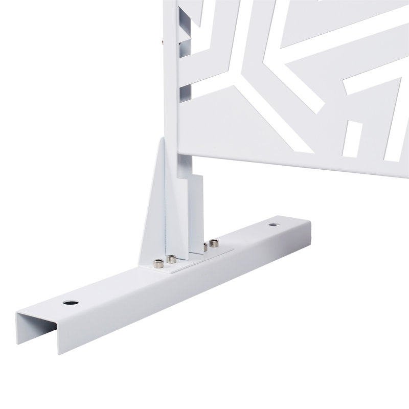 Écran d'intimité extérieur et intérieur H 76 po x l 48 po, Blanc