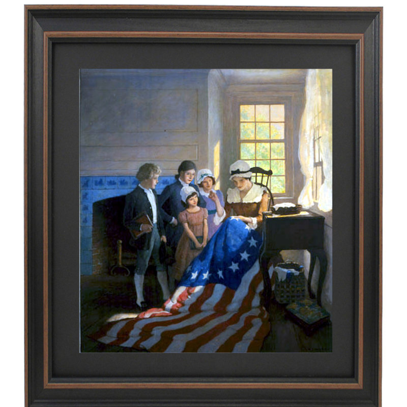 Betsy Ross, faisant le drapeau de Wyeth, Standard