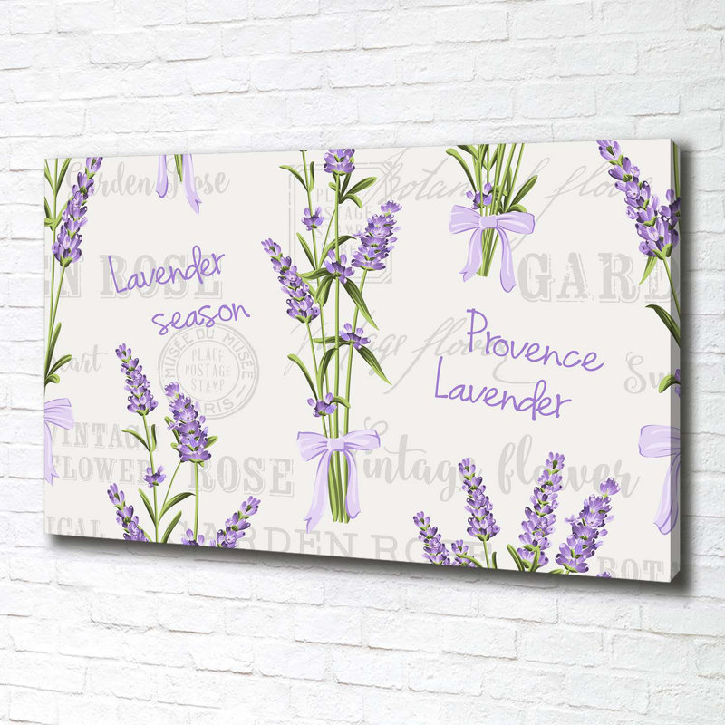 Lavender - No Frame Print on Canvas