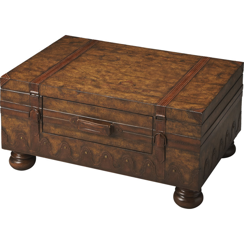Vasco Old World Map Trunk Table