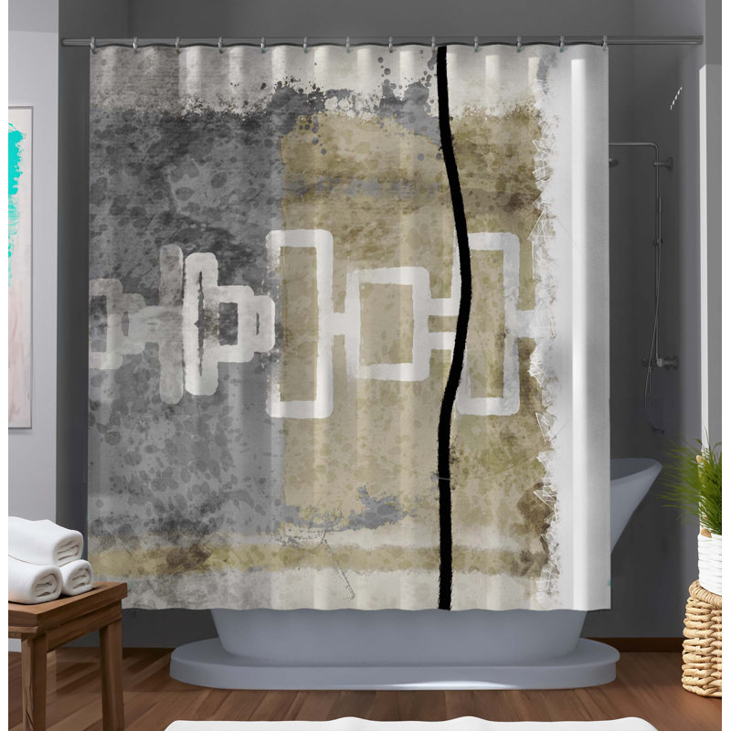 Abstract Shower Curtain
