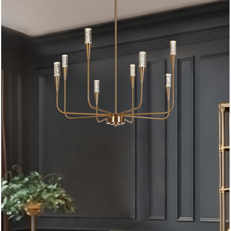 Kaymarie Lauge 8 - Light Dimmable LED Sputnik Classic / Traditional Chandelier