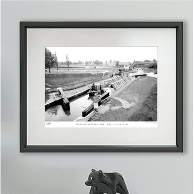 Leighton Buzzard, the Three Locks C1955 1 Piece Single Picture Frame Wall Art