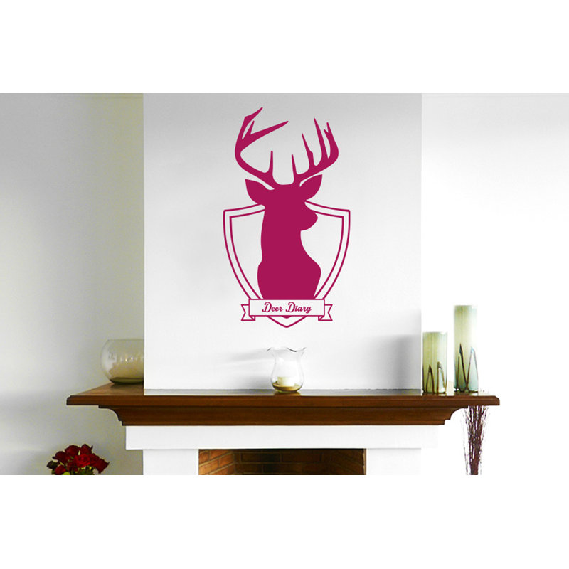 Animals Wall Decal, Violet, Medium