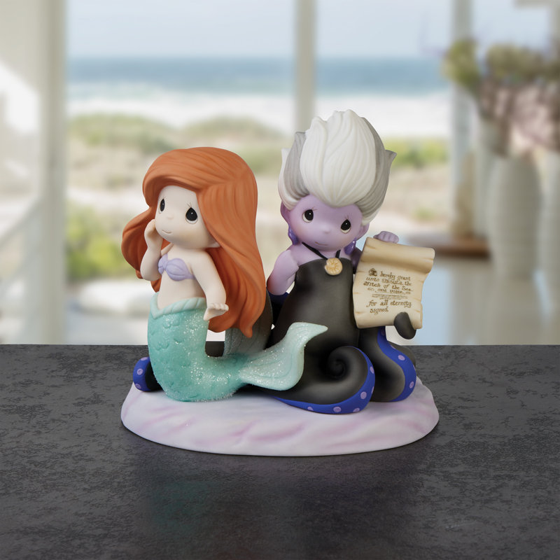 Figurine Precious Moments Disney La Petite Sirène Ariel et Ursula 5,98 pouces