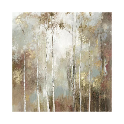 Fine Birch I by Allison Pearce - Painting on Canvas