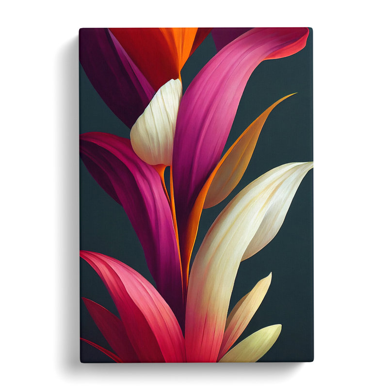 The Unreal Flower - Wrapped Canvas Print, 50cm H x 35cm W x 3cm D