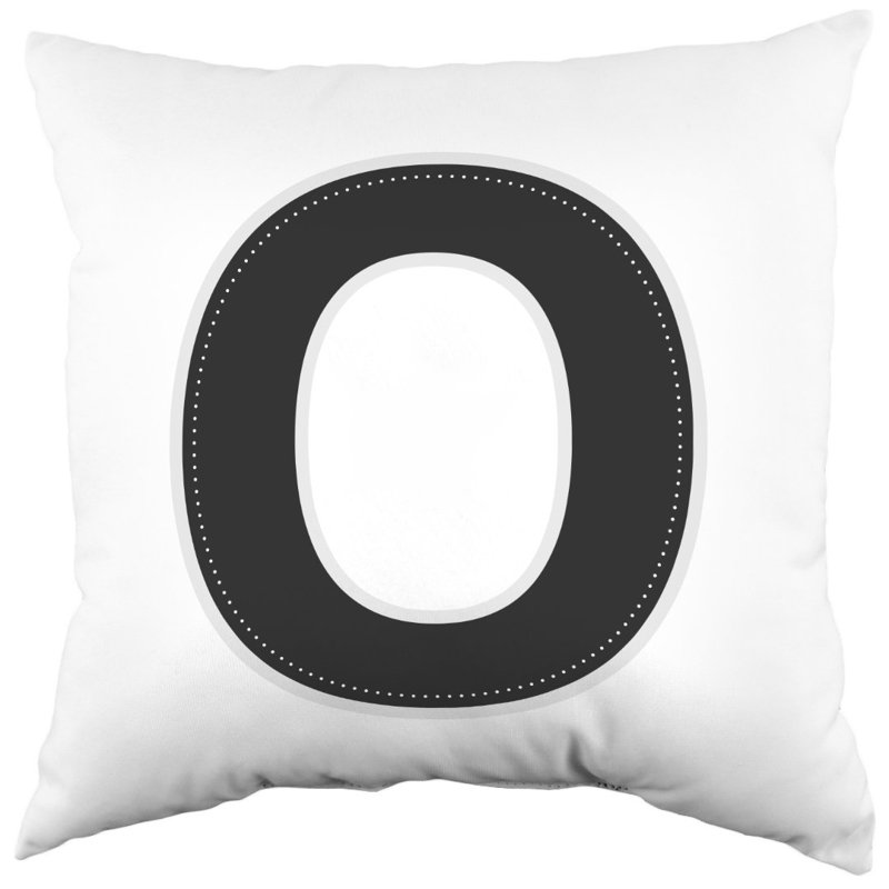 Coussin 3Xo, Noir / blanc