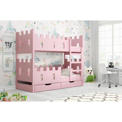 Araminta Kids EU Toddler - 80 X 180 Cm Bunk Bed with Drawers