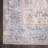 Machine Washable Oriental Blue/Red Area Rug-880018754