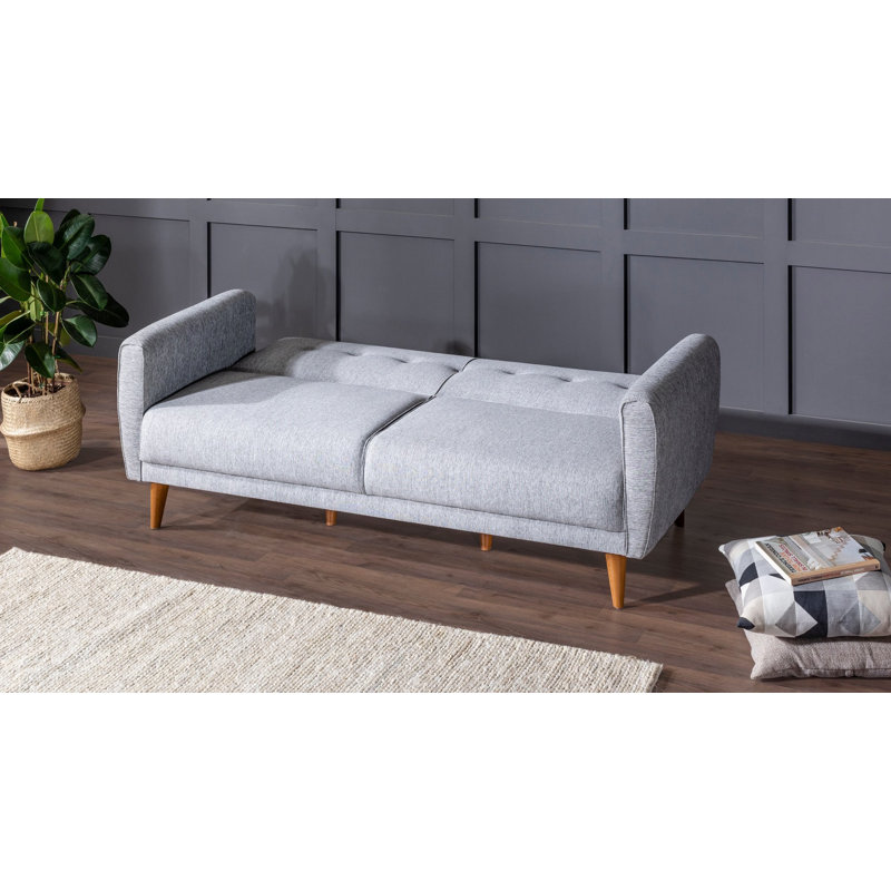 Sova 2 - Piece Living Room Set, Grey 100% Linen