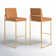 Rakowski Upholstered Counter Stool with Metal Frame