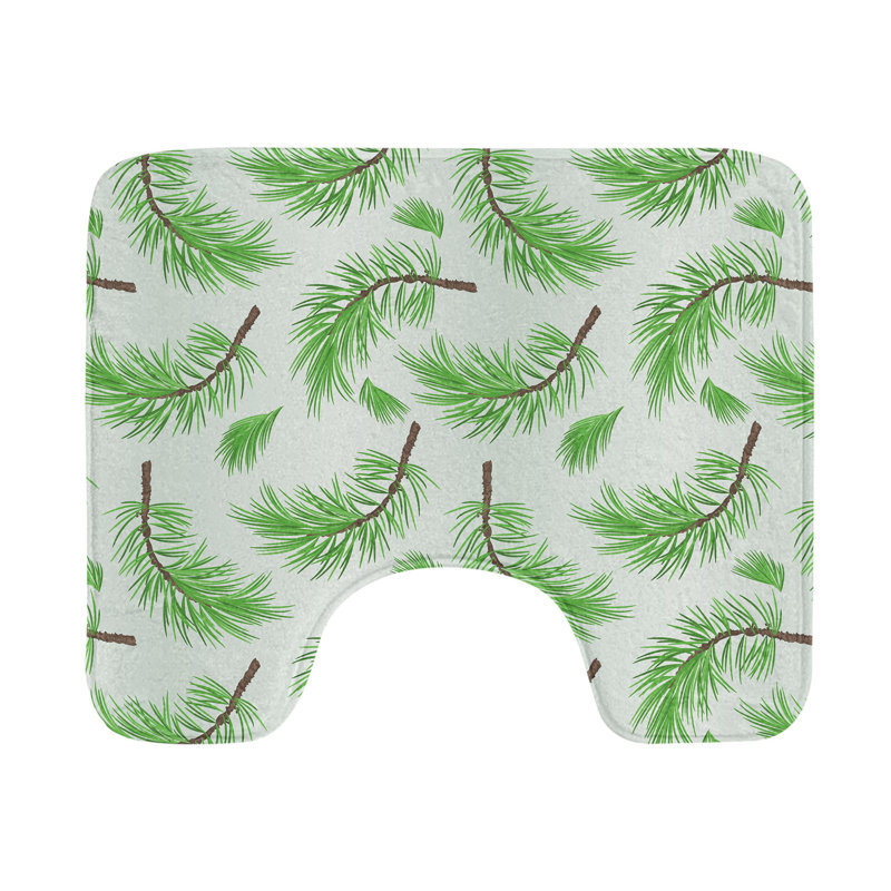 Tapis de salle de bain Leaves
