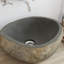 Lily Manor 45mm L x 45mm W Light Grey River Stone Oval Sink