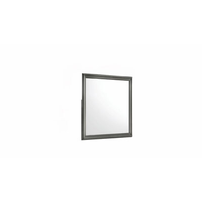 Miroir de style moderne Blaze en bois (seulement miroir)