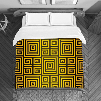 Greek Key Duvet Cover