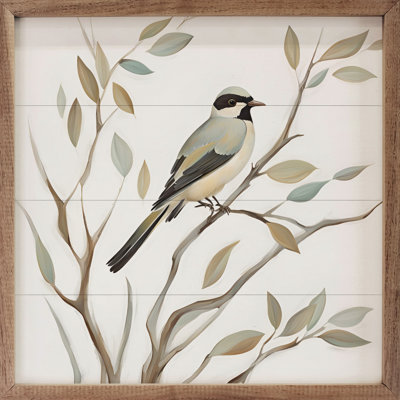 Solo Bird On Branch