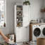 Armoire à linge de 78,7 po de hauteur avec 2 paniers inclinables, 7 tablettes et rangement réglable pour la salle de bain et la salle de lavage-622343795