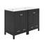 Meuble-lavabo 48 po avec tiroir divisé et tablette de porte double couche-241711367