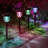 4'' Solar Powered Integrated LED Outdoor Floor Lamp