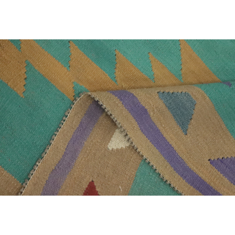 Tapis oriental en laine Kilim 9 x 13