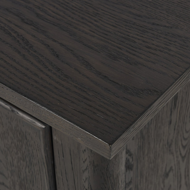 Bari Sideboard, Smoked Black Resawn Oak