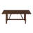 Farmhouse Style Dark Oak Trestle Rectangular Dining Table
